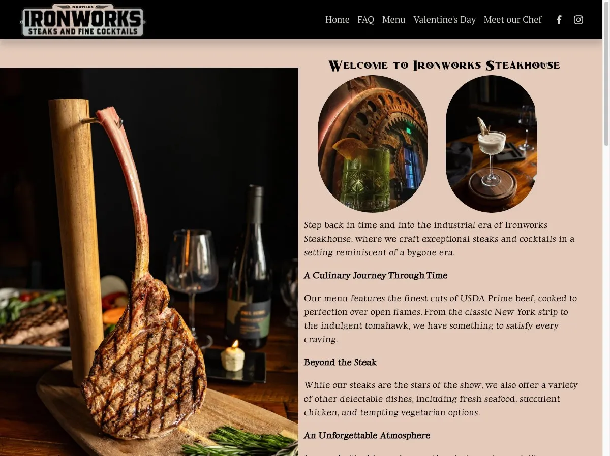 Ironworks Steaks and Fine Cocktails